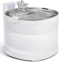 Cheerble Pumpless Cat Water Elfin Fountain, Wireless Pet Fountain Battery Operated, 2L/67oz E1+ Automatic Water Dispenser Cats & Dogs MagDrive™ Technology Stainless Steel Tray, No Cleaning Hassle