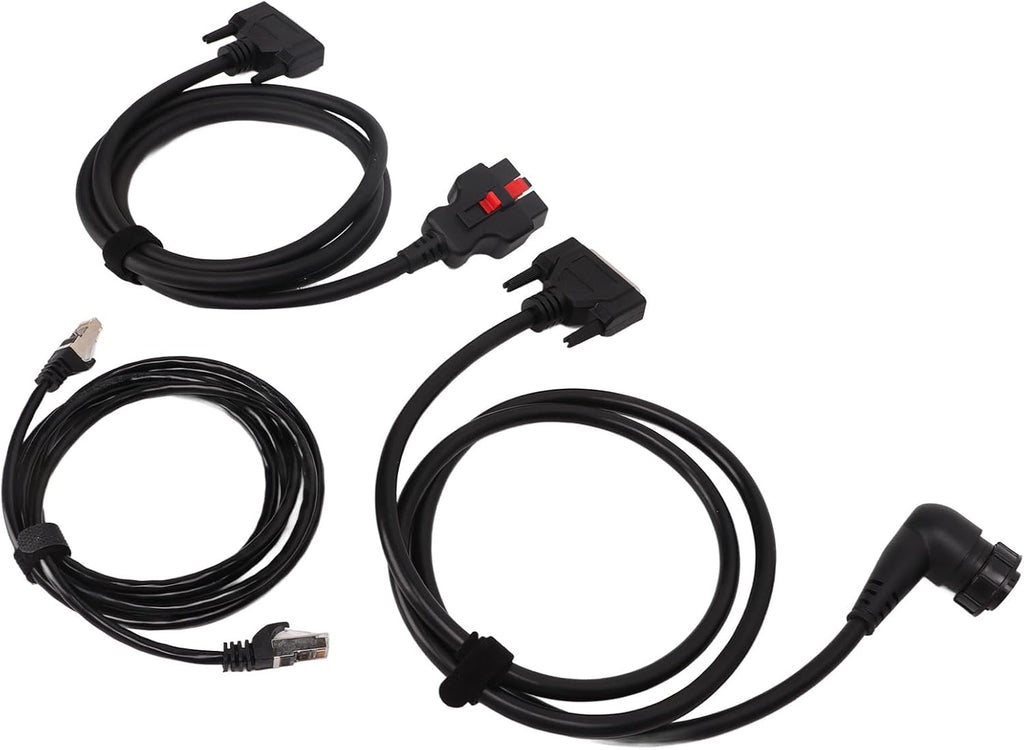 Diagnostic Extender Cable Kit for, OBD2 16pin Extension Cable, 14pin Connection Network Cable, Plug and Play Scanner Adapter with ABS Material for Car Diagnostic Tool