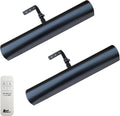 Royal Designs, Inc. Cordless Remote Control LED Picture Light, Dimmable with Timer Function, Black, 16.75 Inches, 2 Pack