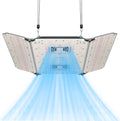 VIVOSUN AeroLight Wing AW400, Tunable Spectra, LED Grow Light 400W with Integrated Circulation Fan, App Compatible, Used with Controller E42A/E25 to Achieve More Functions