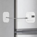 Refrigerator Lock, Combination Lock for Refrigerator Cabinets, Drawers, Heavy Duty Fridge Lock, Easy Install No Keys Needed (White-1Pack)