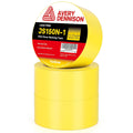 Avery Dennison Floor Marking Tape, 2 Inch x 108 Ft Yellow Caution Tape, 3 Rolls Heavy Duty Safety Tape for Indoor & Outdoor, High Adhesion & Durable | Warehouse, Factory, Parking, Retail