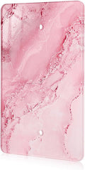 Abstract Pink Marble Design Acrylic Wall Plates Blank Wall Plate Light Switch Cover Plate Blank Wall Plate Decorative Acrylic Light Switch Cover