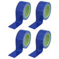 PATIKIL Floor Marking Tape 2 Inch x 110 Ft, 4 Pcs Self-Adhesive Warning Safety Tape Caution Stripe for Walls Floors Pipes Equipment Outdoor, Blue