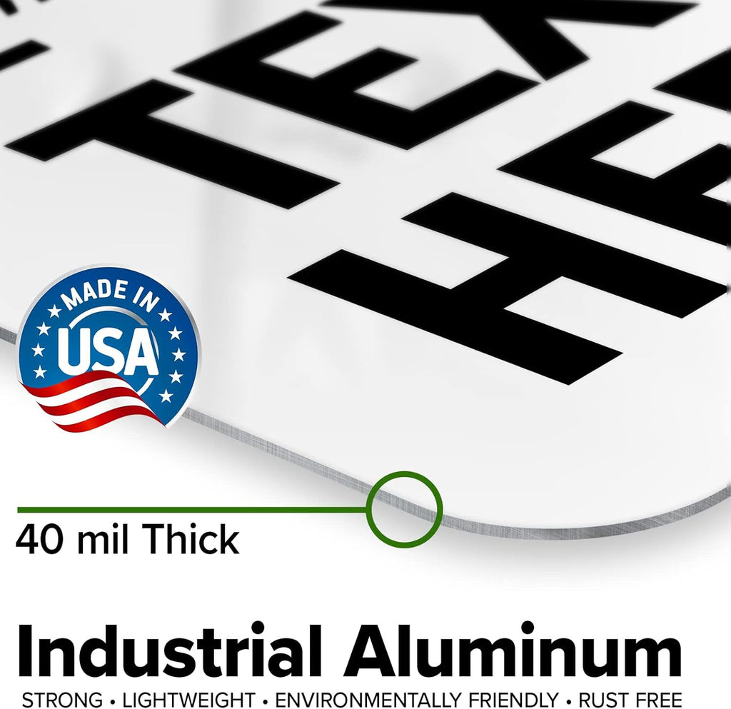 Custom Emergency Sign, OSHA Sign, 12x16 Inches, Post Holes, Rust Free .040 Aluminum, Fade Resistant, Indoor/Outdoor Use, Made in USA by My Sign Center