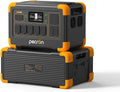 pecron Solar Generator E1000LFP with 3072Wh Extra Battery Expandable to 4096Wh, 1024Wh/1800W LiFePO4 Battery Backup, Portable Power Station Fast Charging for Emergencies, Camping, RV, Home Use