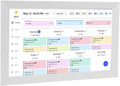GOWENIC 15.6" Digital Calendar Chore Chart, 1080P Interactive Touchscreen Wall Planner with 2 Ways Synchronization, Seamless Scheduling for Family (US)