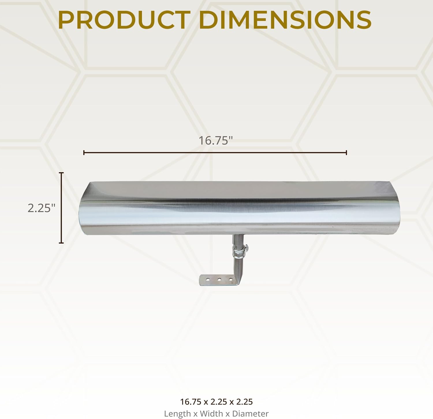 Royal Designs, Inc. Cordless Remote Control LED Picture Light, Dimmable with Timer Function, Brushed Nickel, 16.75 Inches, 2 Pack