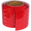 Non Fading Reflective Tape Red Outdoor Waterproof 4 inch, High Visibility Warning Industrial Marking Tape, Safety Stickers (11 feet)