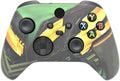Hand Airbrushed Fade Custom Controller Compatible with Xbox Series X/S & Xbox One (Series X/S Green Armor)
