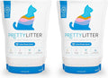 PrettyLitter Health Monitoring Cat Litter (Lotus Flower, Non Clumping) | Lightweight & Low Tracking, Color Changing Silica Gel Crystals, Advanced Odor Control — 6 Lbs, Pack of 2 (Two Month Supply)