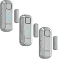 Daytech Refrigerator & Freezer Door Alarm - 1-4 Minute Adjustable Delay, 0-120dB Alarm, 3-Pack for Home, Supermarket & Business (Grey)