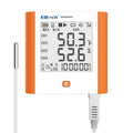 Elitech 100,000 Points Digital Temperature Humidity Data Logger Medical Refrigerator Thermometer Vaccine Fridge Temperature Monitor Max Min Average Value GSP-8