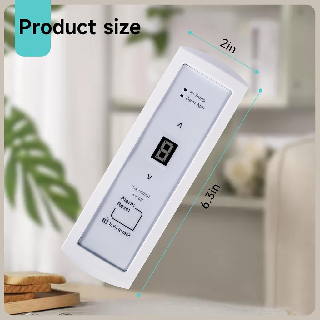 Upgraded 297370600 Freezer User Control Display Board Assembly Compatible with Frigidaire & Crosley -Replaces 297241800, 297366100, 297345500, 2020880, PS3502428 Refrigerator Electronic Control Board