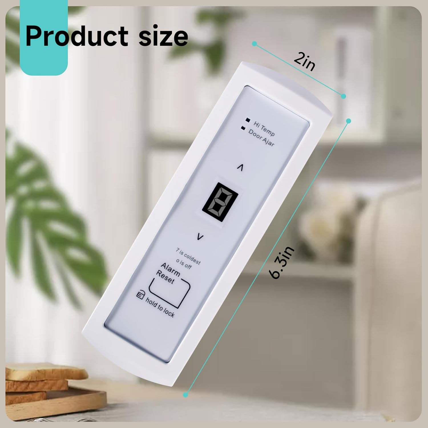 Upgraded 297370600 Freezer User Control Display Board Assembly Compatible with Frigidaire & Crosley -Replaces 297241800, 297366100, 297345500, 2020880, PS3502428 Refrigerator Electronic Control Board