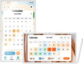 32 inch Digital Calendar,electronic digital wall touch screen smart calendar with Google Play Multi-calendar Sync for planner&personal organizers Wall/Desk Stand