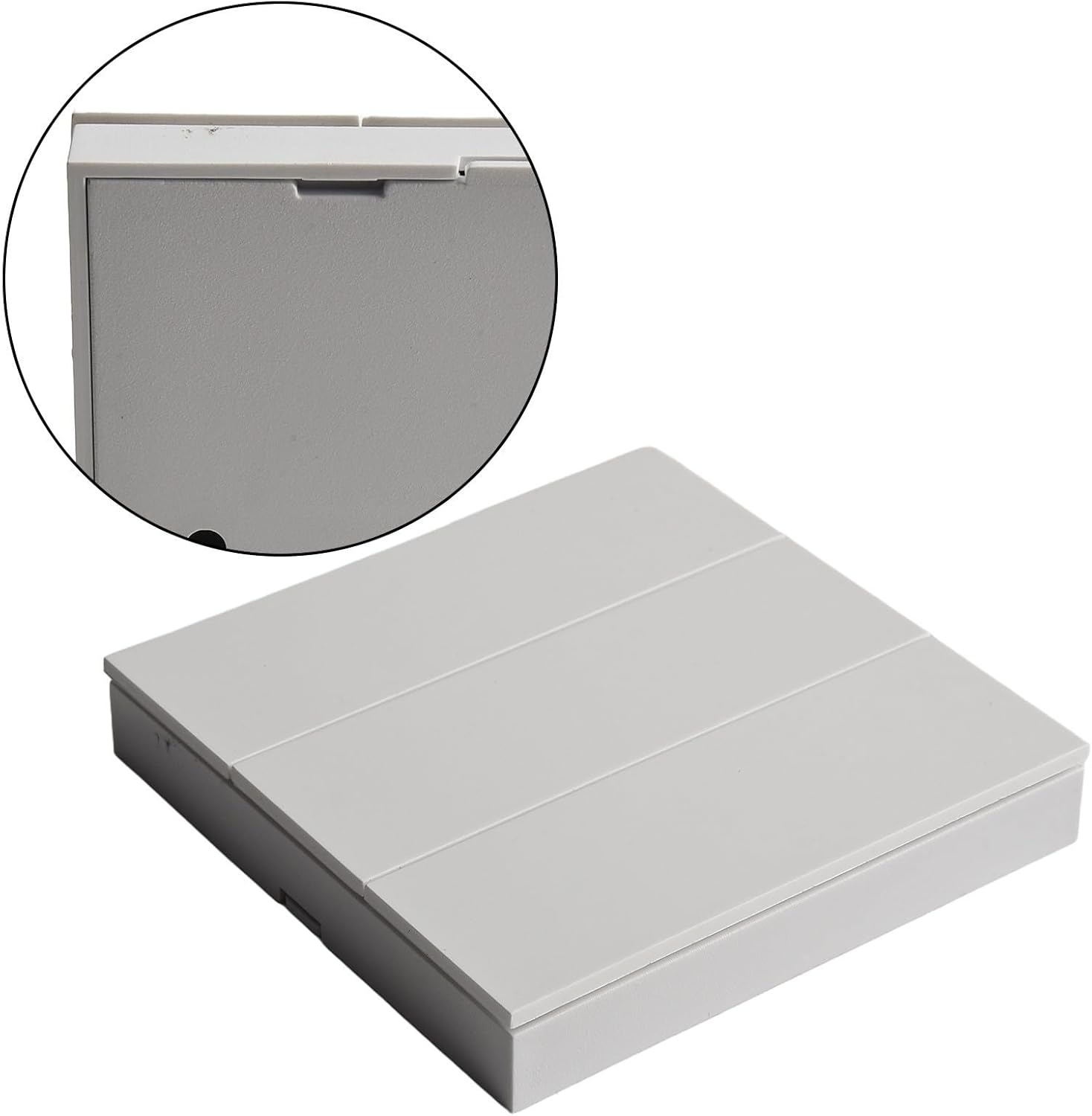 Scene Switch for Tuya for ZigBee 3.0, 6-Button Wall Controller, Remote Voice App Control, White ABS, Battery Powered for Home Automation