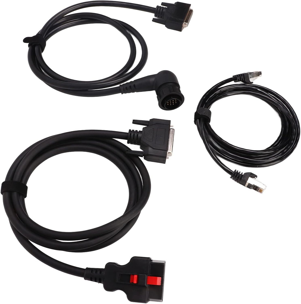 Diagnostic Extender Cable Kit for, OBD2 16pin Extension Cable, 14pin Connection Network Cable, Plug and Play Scanner Adapter with ABS Material for Car Diagnostic Tool