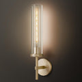 Gold Wall Sconces,19.48" Knurled Wall Sconces, Modern Light Fixtures Wall Lights for Living Room