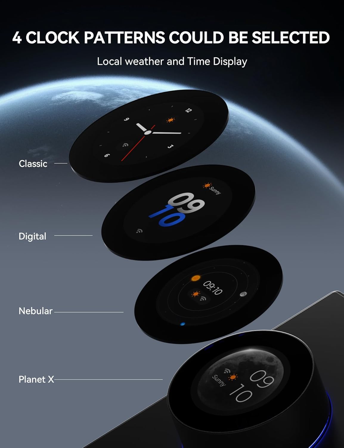 ELEGRP WiFi Smart Rotary Traic Dimmer with 1.8 inch TFT Display Screen, 3 Way, Needs Neutral Wire, 2.4GHz Wi-Fi, Compatible with Alexa and Google Home, No Hub Required, UL Listed, 1 Pack, Black