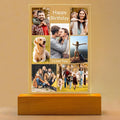 Custom Picture Frames with Photo, Custom Photo Frames with Night Light, Customized Picture Frame, Personalized Valentines Day Gifts for Women Men Her Him Mom Dad Family