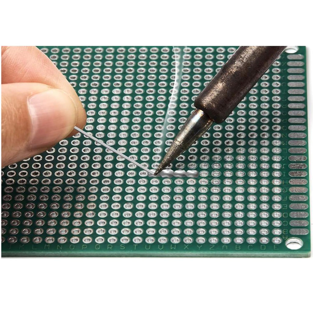 15 Pcs(5x7cm) Double Sided PCB Board Prototype Kit Soldering 4 Colour Universal Printed Circuit Board for DIY Soldering and Electronic Project