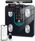 arboleaf Smart Scale for Body Weight, 8-Electrode Dual-Frequency BIA Bathroom Scale with 7-in-1 Display for BMI Body Fat Muscle Mass, Segmental Full Body Composition Analyzer, 50+ Metrics in App