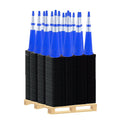 360 Pack 36" Blue Traffic Cones with Black Base – Large Bulk Safety Cones for Commercial Use, Road Work, and Event Setup (360, Blue, 36 Inch)