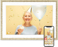 Digital Picture Frame, 10.1'' Frameo Digital Frame Wifi, 1280*800 HD Touch Screen, 32GB Memory, Wall Mountable Digital Photo Frame, Auto-Rotate, Share Instantly, Wedding, Birthday Gifts for Mom, Gold