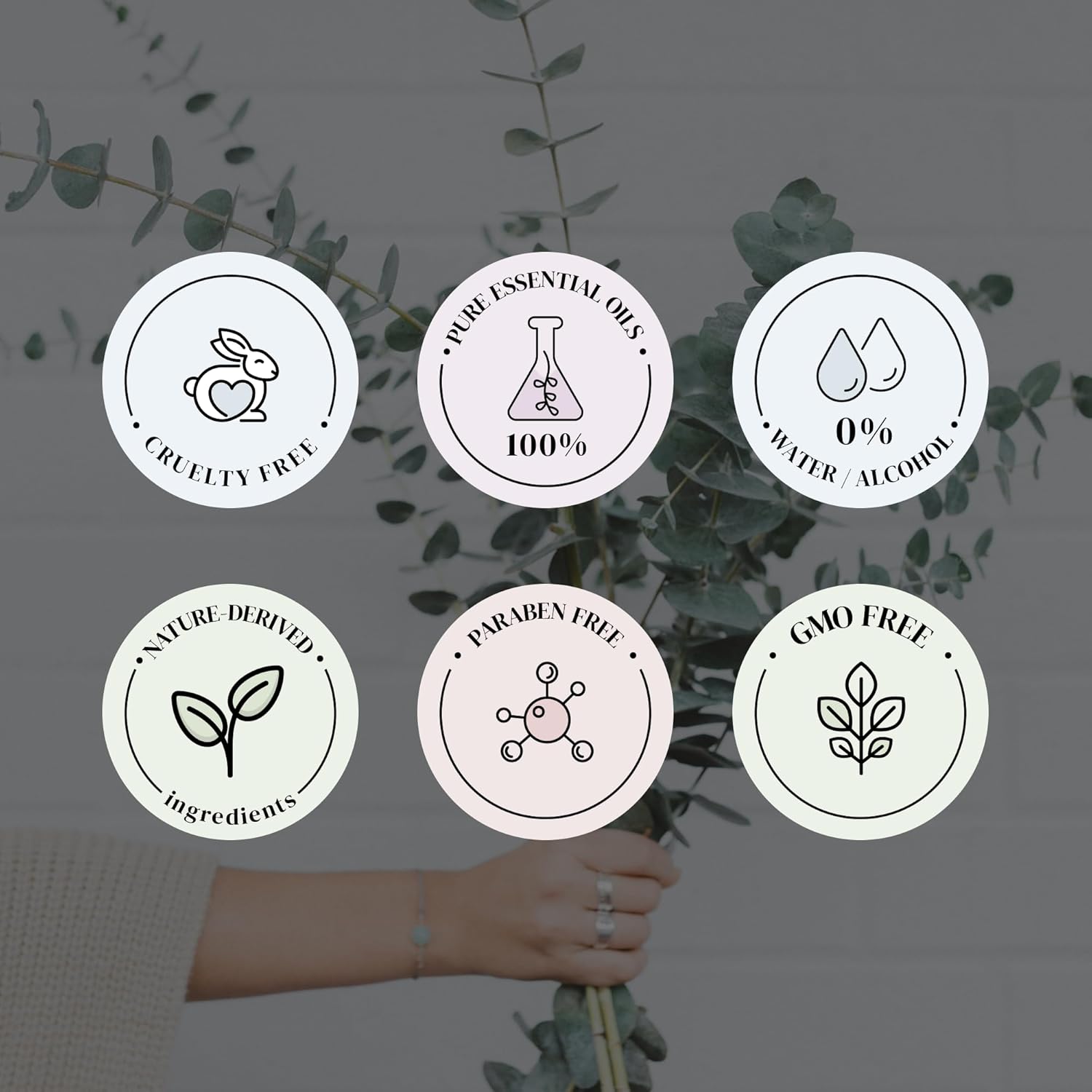 Eucalyptus Mint Essential Oils for Diffusers for Home,Nature-based Eucalyptus Essential Oil, Long-lasting & Family-friendly Diffuser Oils Scents, IFRA Certified, Cold Air & Ultrasonic-0.33 oz