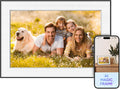 Digital Picture Frame - 10.1" HD Display AI Magic Frame, Touch Screen Digital Photo Frame with Easy Setup, Unlimited Cloud Storage, Gifts for Parents and Grandparents