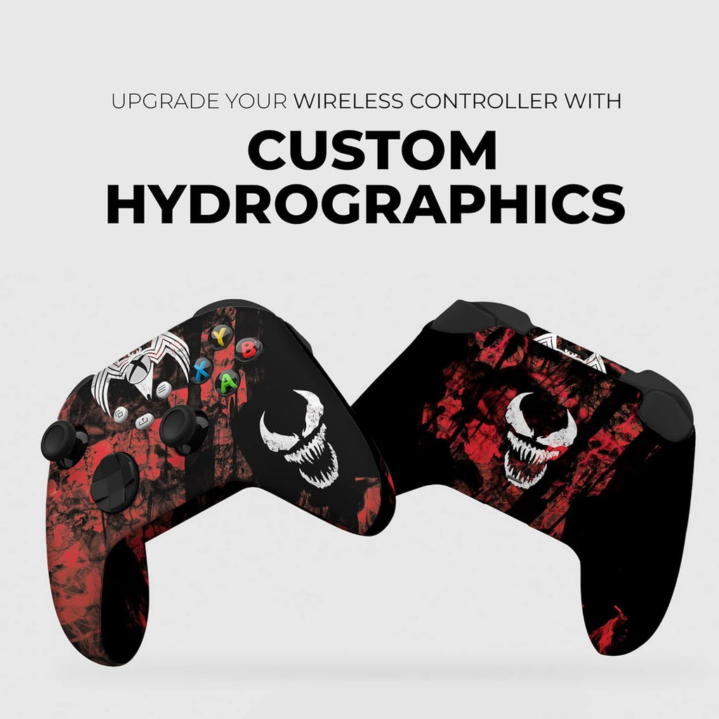DreamController Carnagge Custom X-box Controller Wireless compatible with X-box One/Series X/S Proudly Customized in USA with Permanent HYDRO-DIP Printing (NOT JUST A SKIN)