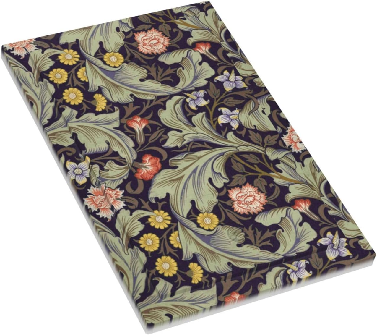 Boho William Morris Floral Green Leaves Flower Light Switch Cover Plate 1 Gang No Device Blank Electrical Wall Plates Faceplate Decorative Switch Plate Covers for Farmhouse Home Decor