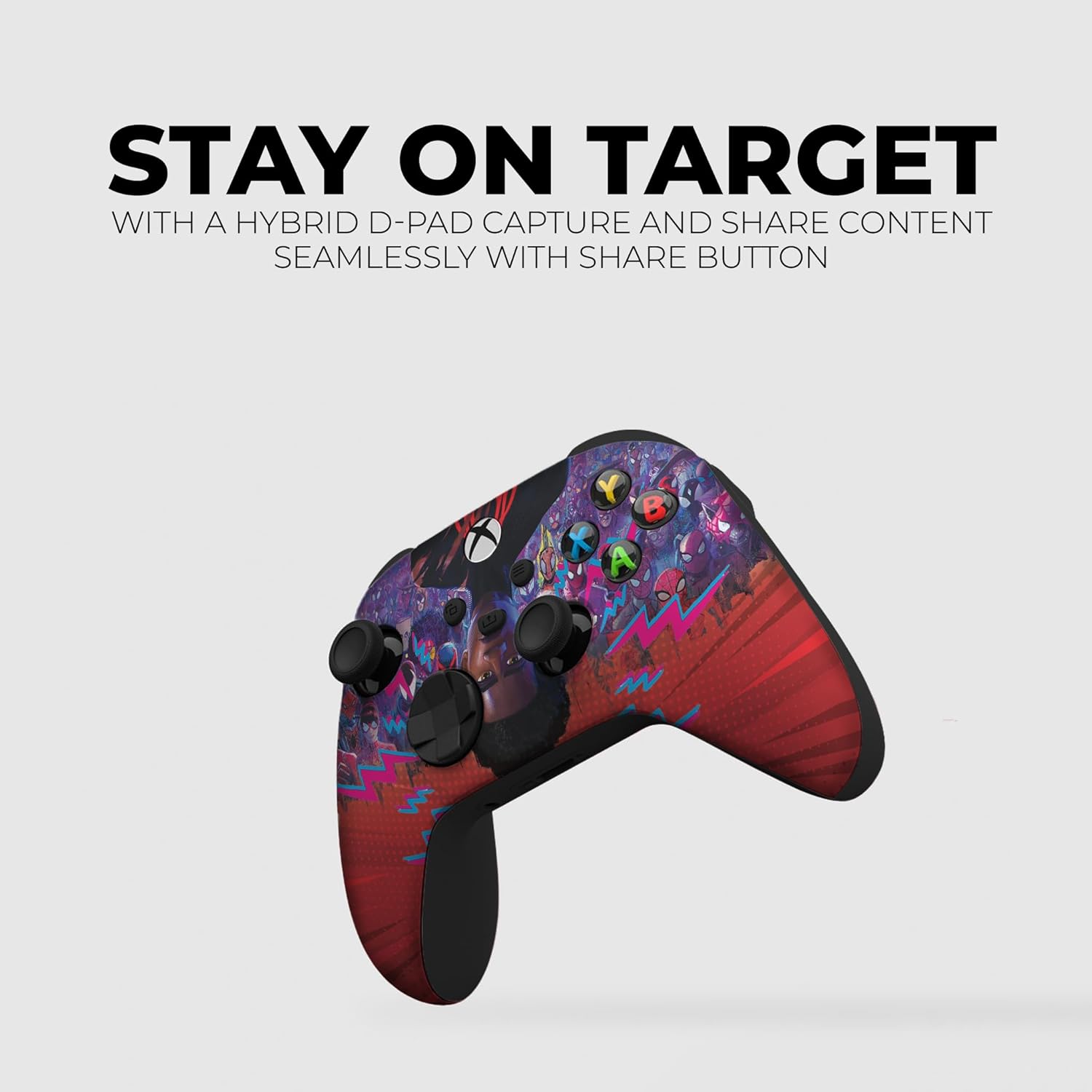 DreamController Milles Moralles Spiidervers Custom X-box Controller Wirelless compatible with X-box One/Series X/S Proudly Customized in USA with Permanent HYDRO-DIP (NOT JUST A SKIN)