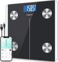 Etekcity Rechargeable Smart Scale for Body Weight, Digital Bathroom Scale with BMI, Body Fat, Muscle Mass, Accurate Weighing Machine for People Sync with Smartphone App, 400lb