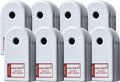 Zircon Leak Alert Water Leak Detector & Flood Sensor Alarm/Water Leak Sensor with Dual Leak Alarms 90dB Audio/Battery Powered (Contractor 8 Pack) Batteries Not Incuded,72309,White