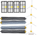 Replacement Parts for irobot Roomba 800 & 900 Series, Replenishment Kits for Roomba 800 850 860 861 866 870 880 890 900 980 985 Vacuum,(2 Sets Roller Brushes,4 Filters,4 Side Brushes)