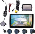 LCD Parking Sensor Kit - Displays Data on Original Screen, Easy Rear Installation, Compatible with All Camera Formats (AHD, CVBS), 18 Probe Colors to Match Any Vehicle