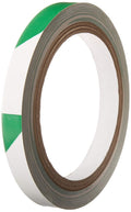 GGR Supplies T.R.U. SST-618C Green & White Hazard Warning Safety Stripe Tape: 1/2" in. Wide x 18 yds.