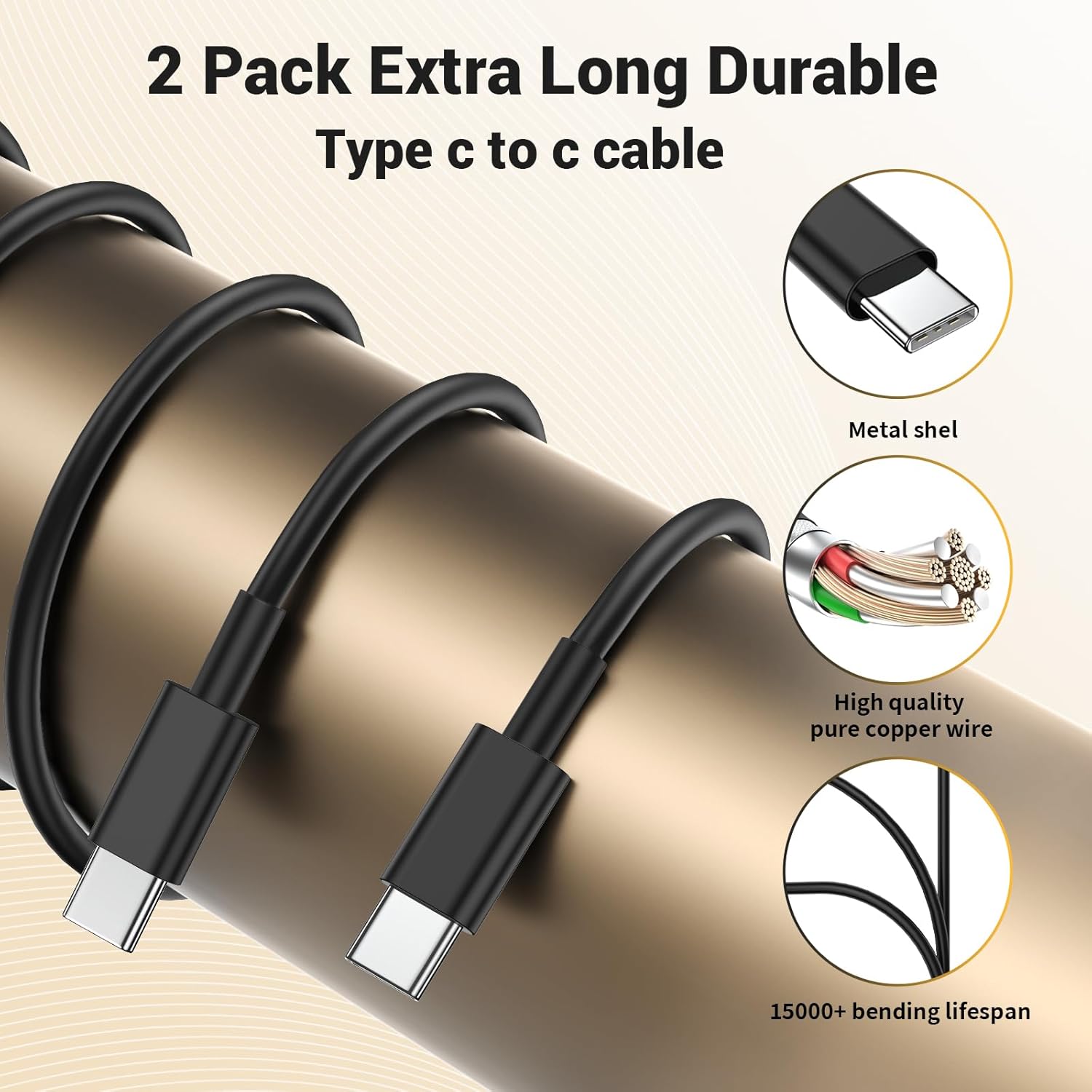 [6FT+10FT] 45W Super Fast Charger Type C, for Samsung Galaxy S25 S24 Charger Block with 6/10FT Type C Charging Cord for Samsung Galaxy S25 S24 S23 Ultra/S22, iPhone 17/16/15 Pro,Pro Max,Plus