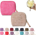 Stuffdatas Travel Jewelry Case, Stuffdatas Bags, Small Jewelry Travel Pouch Mini, Travel Jewelry Organizer Pouch Velvet, with 5 Compartments (2PCS-D)