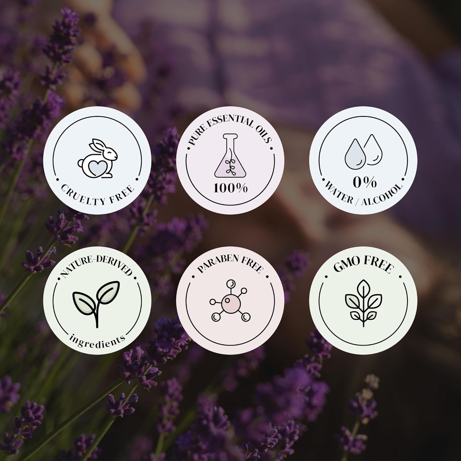 Lavender Essential Oils for Diffusers for Home, Nature-derived Lavender Essential Oil, Long-Lasting & Family-Friendly Diffuser Oils Scents, IFRA Certified, Cold Air & Ultrasonic - 4 oz