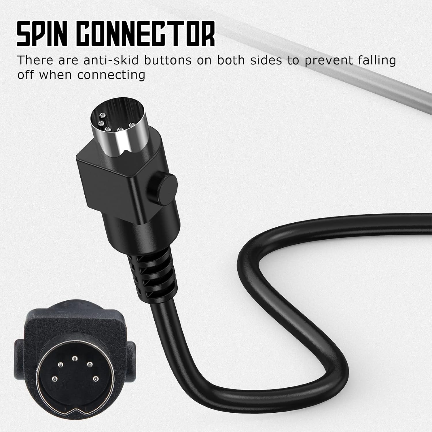 Recliner Switch with USB, 2 Button 5 Pin Round Hand Control Handset Replacement for Ashley Okin Limoss Lane Ashley KDPT(KAIDI) Stand Lift Chair Power Recliner Sofa