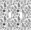 Black White Leaf Wheat Maple Leaf Plant Decorative Switch Plates 2 Gang Double Toggle Outlet Light Switch Cover Wall Plate Electrical Faceplate for Bedroom Bathroom Decor