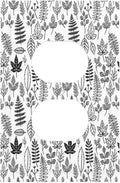 Black White Leaf Wheat Maple Leaf Plant Outlet Covers 1 Gang Duplex Light Switch Cover Wall Plate Decorative Switch Plates Electrical Receptacle Faceplate for Bedroom Bathroom Decor