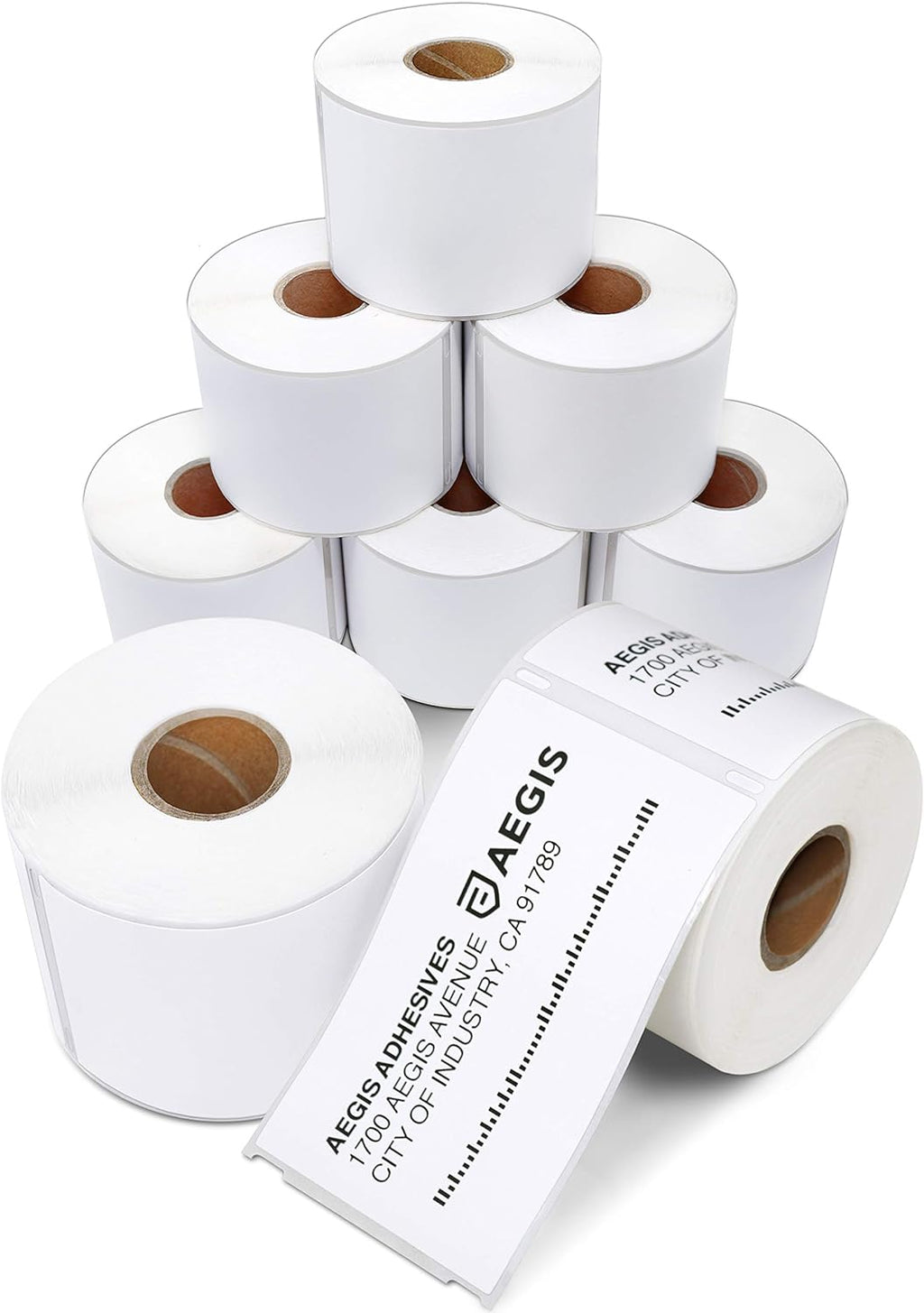 Aegis Adhesives - 2-5/16" X 4" Replacement for DYMO 30256 (8 Rolls/2400 Labels) Direct Thermal Shipping Labels - Compatible with LabelWriter 450, 450 Turbo, 4XL Printers (NOT 550, 5XL)