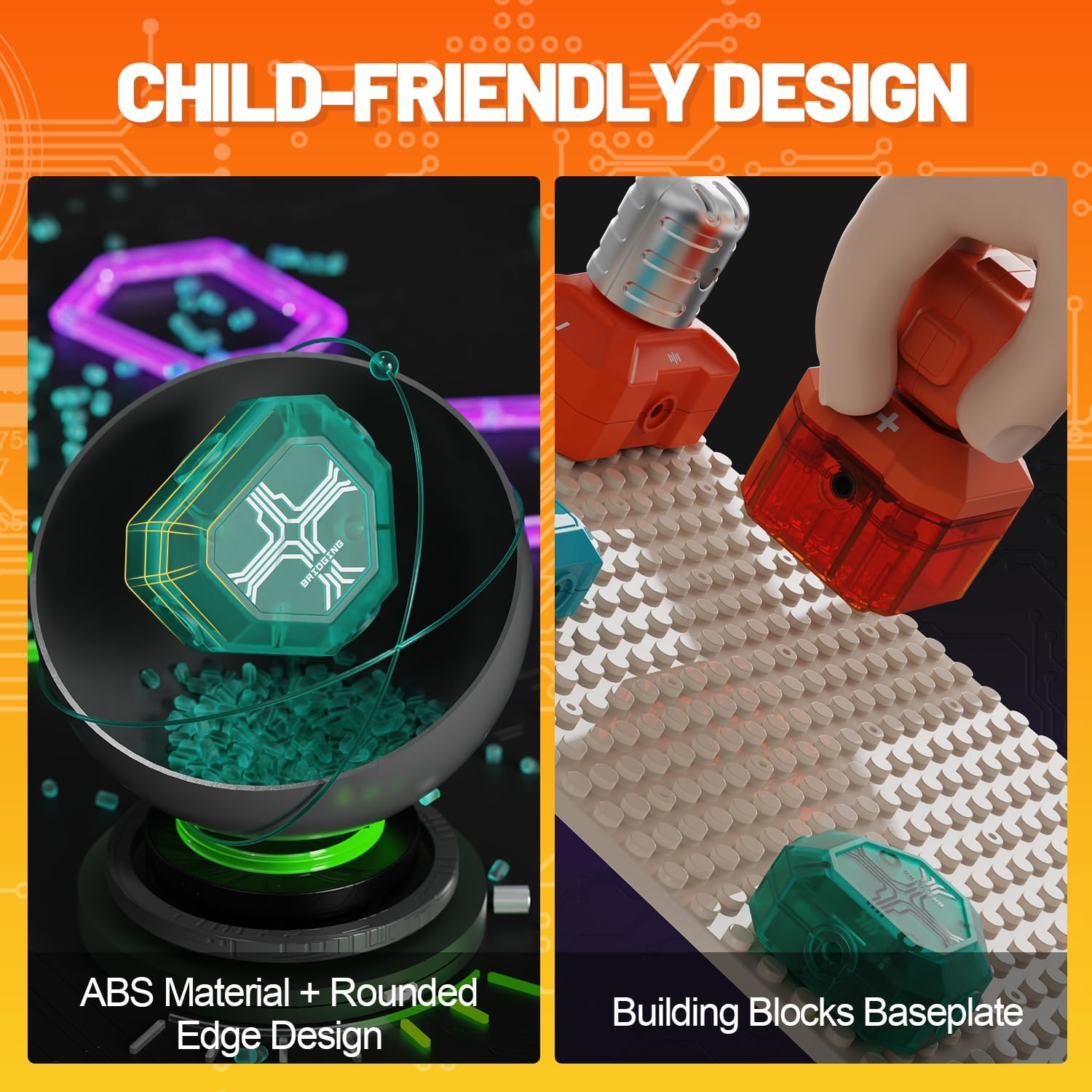 Science Kits for Kids - STEM Kits for Kids, Electronics Exploration Kit, Over 420 Projects, 50 Circuit Parts with Bubble Maker，Fan & Flying Helicopter , STEM Educational Toy Gifts for Boys& Girls