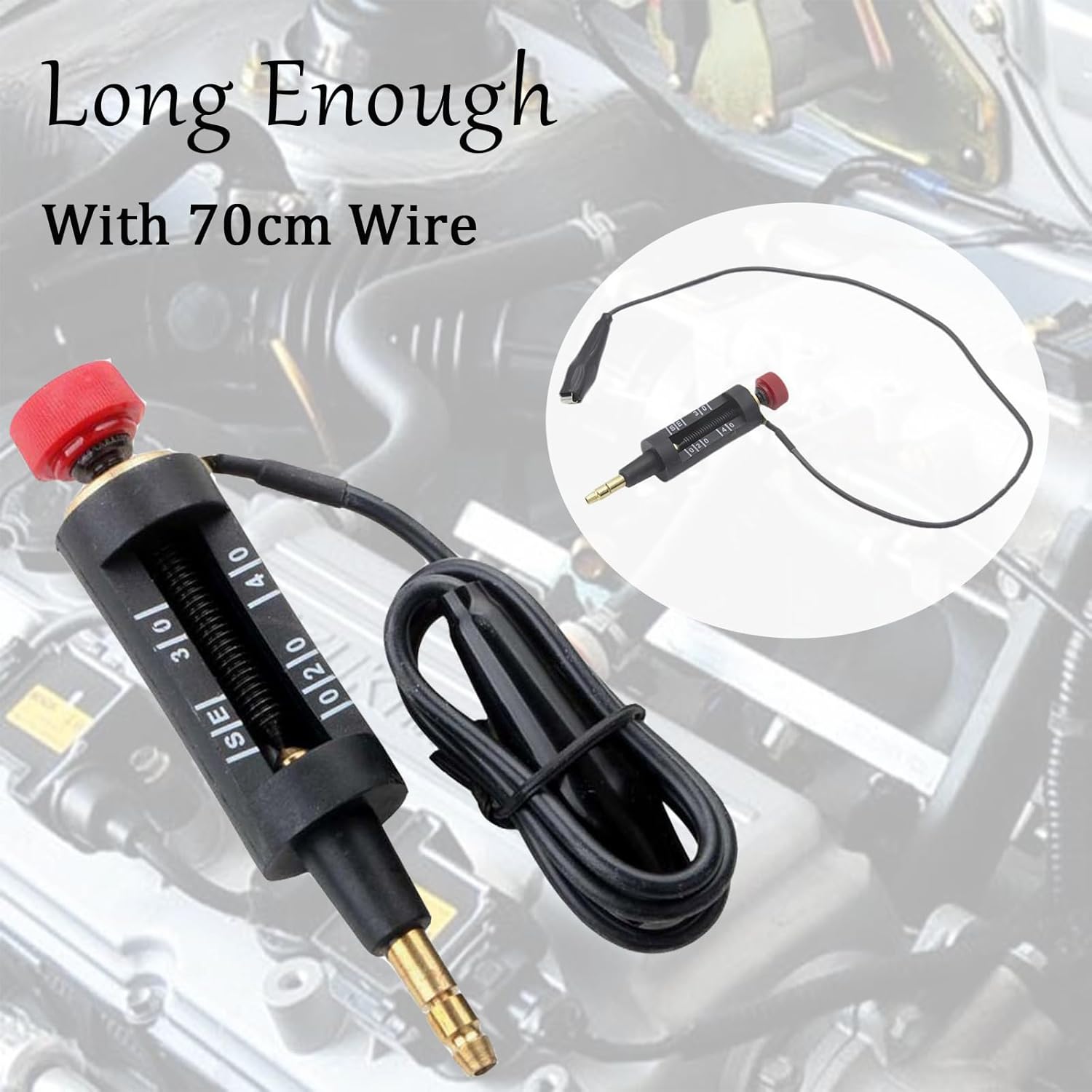 Spark Plug Tester Adjustable Car Ignition System Coil Tester Coil on Plug Spark Circuit Tester Automotive Diagnostic Tester Tool