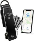 Key Organizer Men's Keychains with Smart Tracker, Key Finder, Compact Key Holder -Minimalist Key Case Metal Car Key Chain