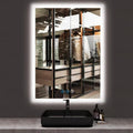 30 x 20 Inch LED Vanity Mirror with Backlits Anti-Fog 3 Color Dimmable Backlit Lighted Mirror for Bathroom Wall Horizontal Vertical Mounted 30" Frameless Smart Light up LED Bathroom Mirrors